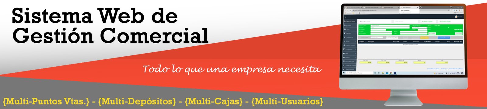Dycam - Sistema web de gestion comercial